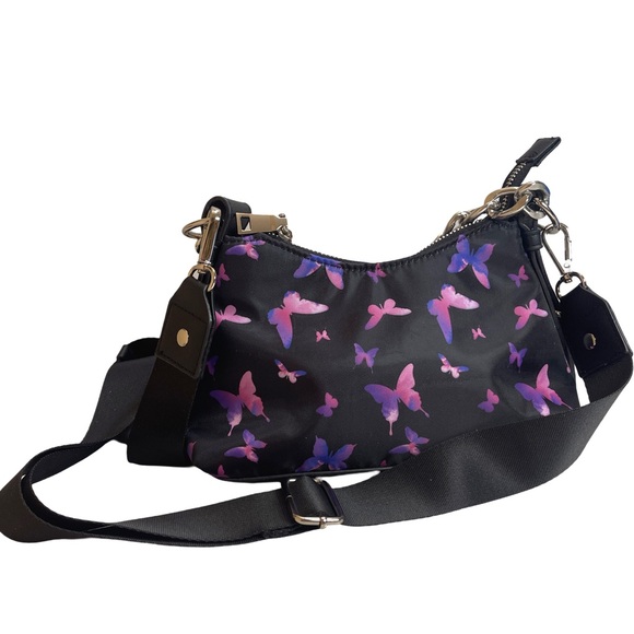 Steve Madden Butterfly Purse, Crossbody with detachable matching coin purse - Picture 3 of 7